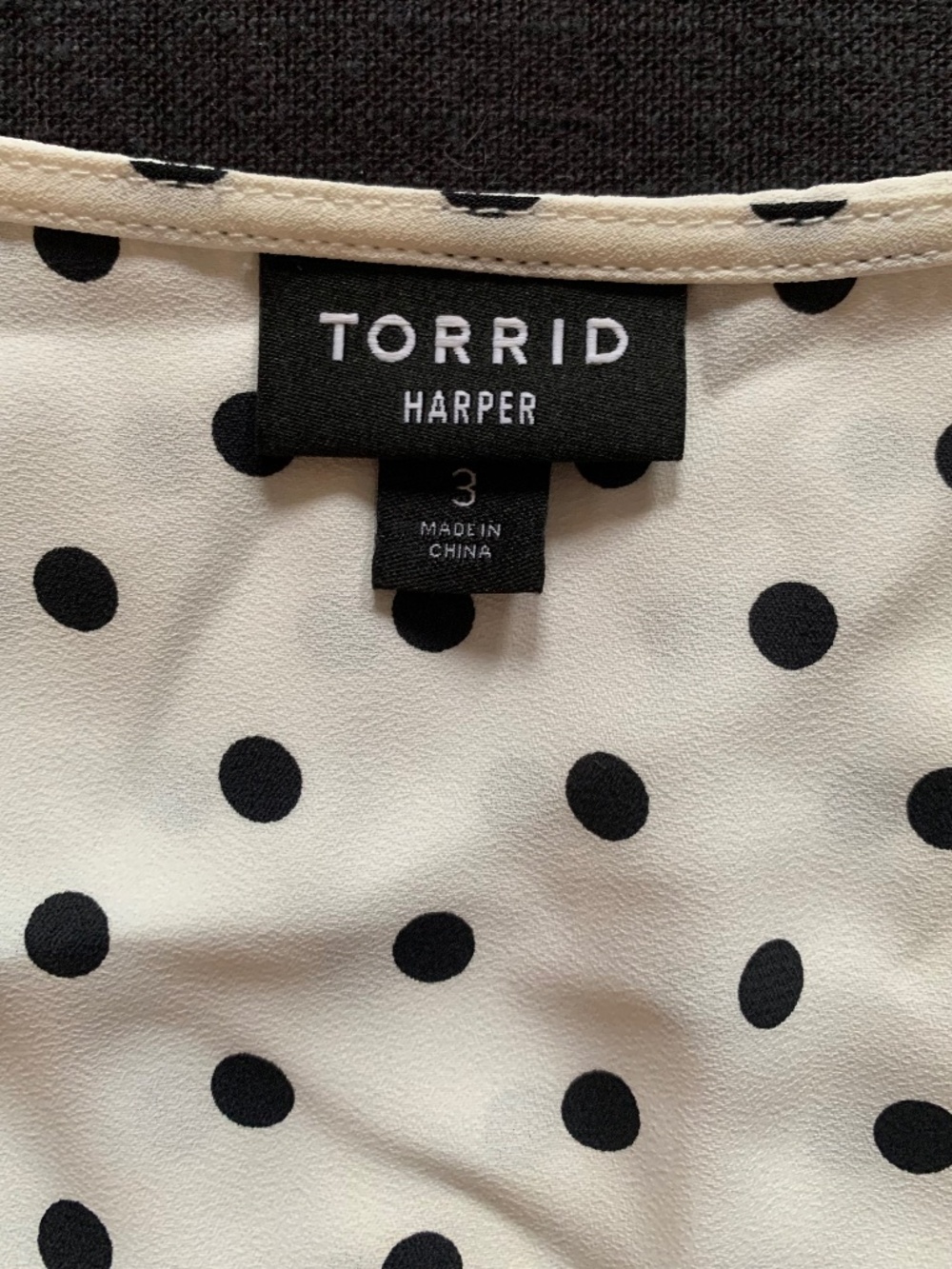 Torrid Harper White Short Sleeve Blouse